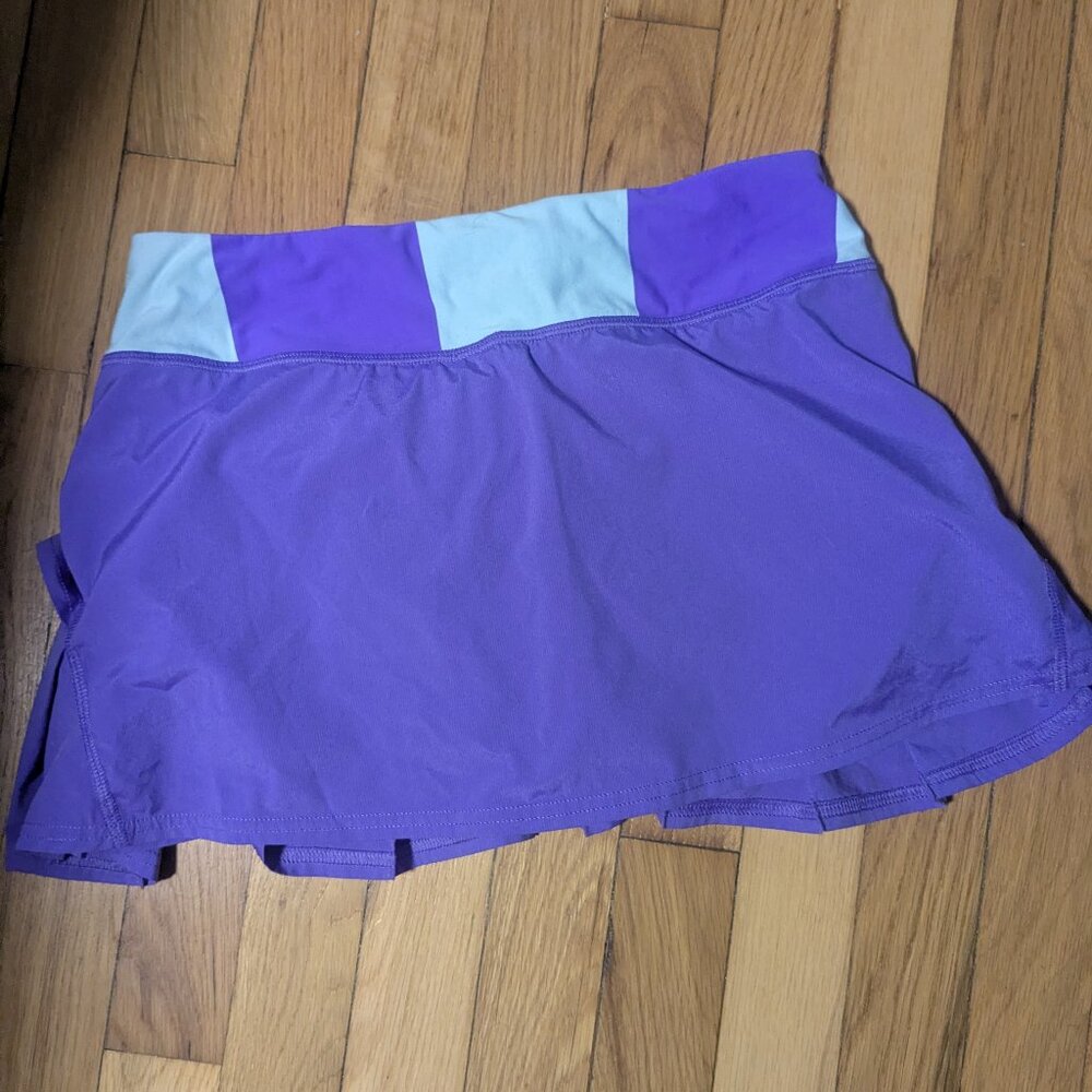 Lululemon Pacesetter Skirt Aqua Purple